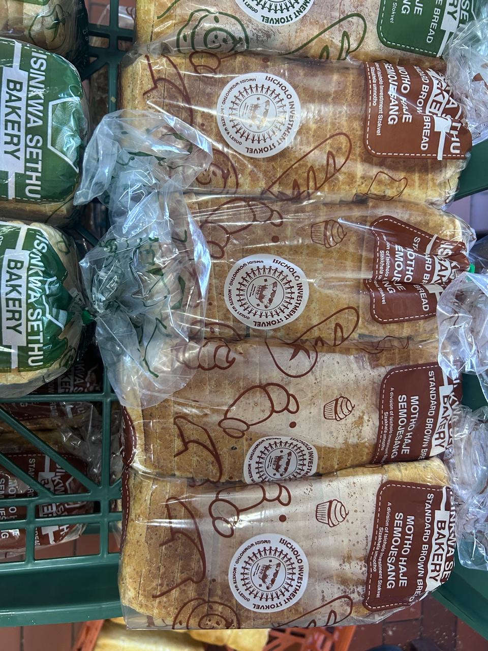 Isinkwa Sethu Standard Brown Bread loaves